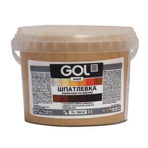 Шпатлевка акриловая по дереву GOL wood "Мастер"