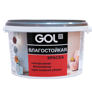 Exp.167, Краска акриловая влагостойкая для стен GOL expert ВД-АК-2180
