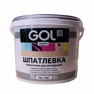 ЕхрК.121, Шпатлевка акриловая интерьерная GOL expert
