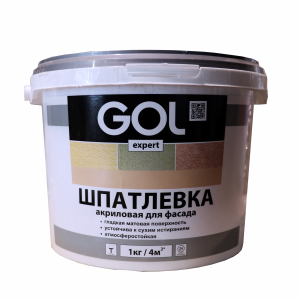 ExpK.122, Шпатлевка акриловая фасадная GOL expert